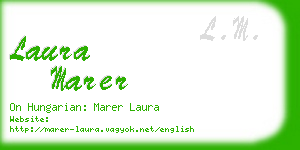 laura marer business card